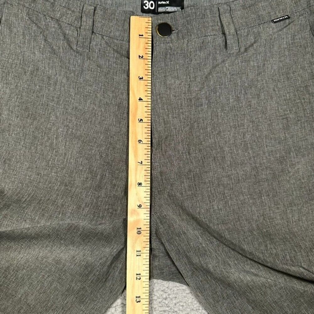 Hurley Shorts Mens 30 Gray 9" Hybrid Golf Casual Preppy Performance Lightweight - Picture 7 of 11
